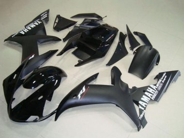 Achetez Carénages Moto Yamaha YZF R1 2002-2003 - Noir Brillant Noir Mat Blanc Décalque