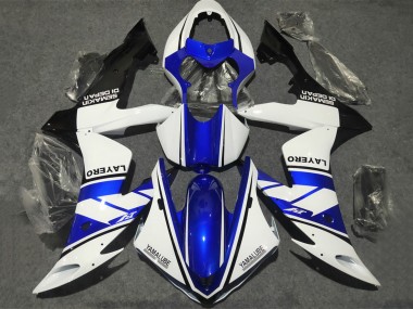 Achetez Carénages Moto Yamaha YZF 1000 R1 2002-2003 - Blanc Bleu Noir Mat Yamalube