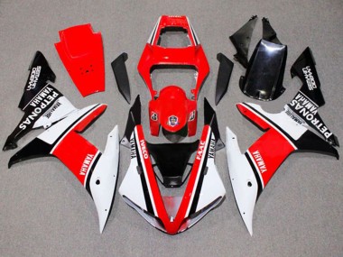Achetez Carénages Moto Yamaha YZF 1000 R1 2002-2003 - Blanc Rouge Noir Yamalube Petronas