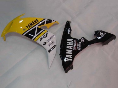 Achetez Carénages Moto Yamaha YZF 1000 R1 2004-2006 - Jaune Blanc Noir Brillant