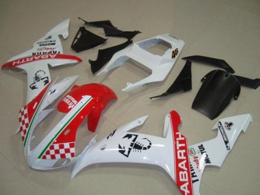 Achetez Carénages Moto Yamaha YZF R1 2002-2003 - Blanc Rouge Vert Abarth Motul Michelin