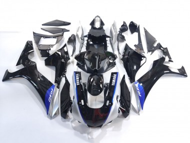 Achetez Carénages Moto Yamaha YZF 1000 R1 2020-2025 - Noir Brillant Argent Bleu
