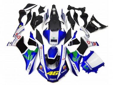 Achetez Carénages Moto Yamaha YZF 1000 R1 2020-2025 - Blanc Bleu Vert Noir MoviStar ENEOS Semakin Didepan 46