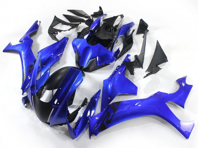 Carénages Moto Yamaha YZF 1000 R1 2020-2025 - Bleu Noir Mat