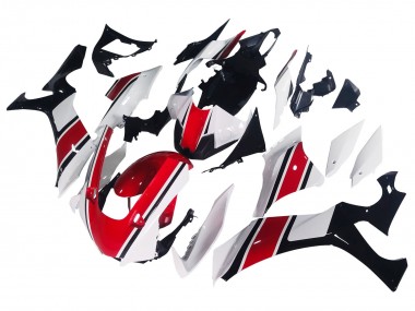 Achetez Carénage Moto Yamaha YZF 1000 R1 2020-2025 - Blanc Rouge Noir Brillant