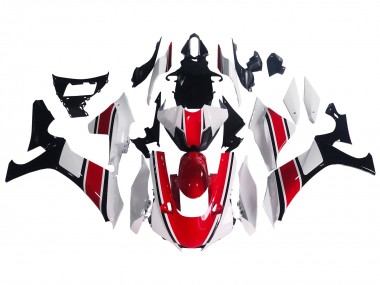 Achetez Carénage Moto Yamaha YZF 1000 R1 2020-2025 - Blanc Rouge Noir Brillant