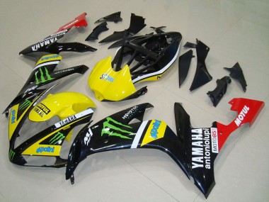 Achetez Carénages Moto Yamaha YZF R1 2004-2006 - Jaune Blanc Noir Rouge Vert Monstre Rouge Blanc Motul