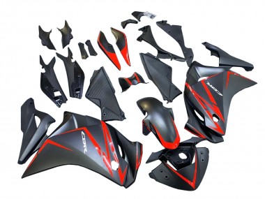 Achetez Carénages Moto Honda CBR250RR 2011-2015 - Noir Mat Rouge Bande