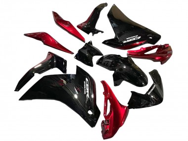 Achetez Carénages Moto Honda CBR250RR 2011-2015 - Noir Brillant Rouge
