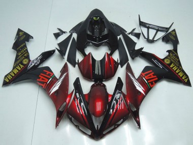 Achetez Carénages Moto Yamaha YZF R1 2007-2008 - Rouge Marron Noir Fiat