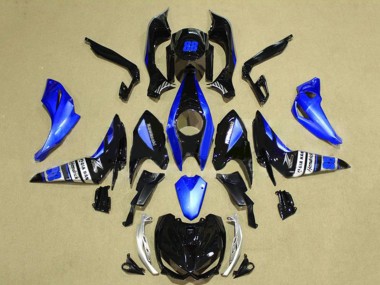 Achetez Carénage Moto Kawasaki Z1000 2014-2019 - Bleu Noir Brillant