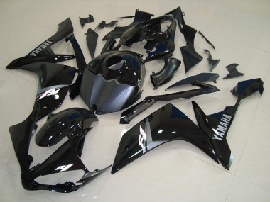 Achetez Carénages Moto Yamaha YZF R1 2007-2008 - Noir Brillant Noir Mat Blanc Décalque