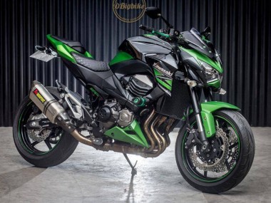 Achetez Carénages Moto Kawasaki Z800 2013-2018 - Vert Noir Brillant