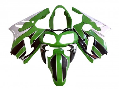 Achetez Carénages Moto Kawasaki ZX12R 2002-2006 - Blanc Vert Noir