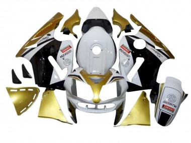 Achetez Carénages Moto Kawasaki ZX12R 2002-2006 - Blanc Or Noir Rouge Denso