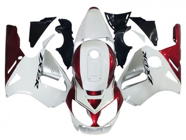 Achetez Carénages Moto Kawasaki ZX12R 2002-2006 - Blanc Rouge Noir