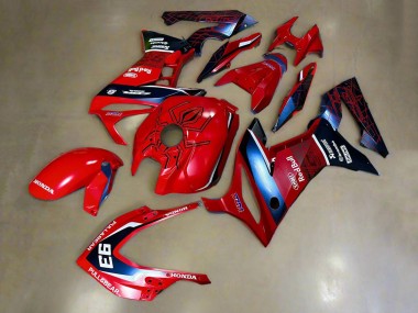 Achetez Carénages Moto Honda CBR650R 2019-2020 - Rouge Blanc Bleu Foncé HRC Pull&Ours 93