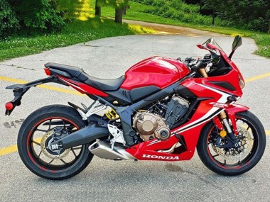 Achetez Carénages Moto Honda CBR650R 2019-2020 - Rouge Blanc Noir Bande