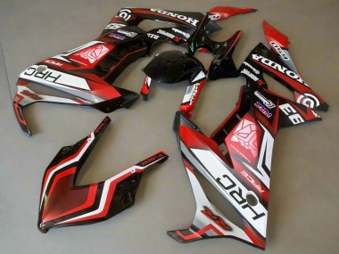 Achetez Carénages Moto Honda CBR650R 2021-2023 - Blanc Rouge Noir Brillant HRC
