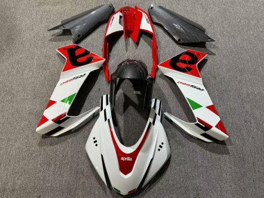 Achetez Carénages Moto Aprilia RS660 2020-2024 - Blanc Rouge Noir Fibre de Carbone Vert