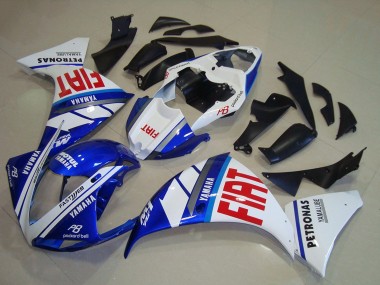 Achetez Carénages Moto Yamaha YZF R1 2009-2011 - Blanc Bleu Rouge Fiat