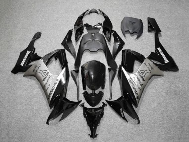 Achetez Carénages Moto Kawasaki ZX10R 2008-2010 - Noir Brillant Gris Bridgestone Motul