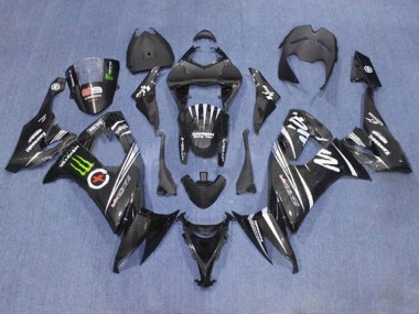 Achetez Carénages Moto Kawasaki ZX10R 2008-2010 - Noir Blanc Vert Monstre