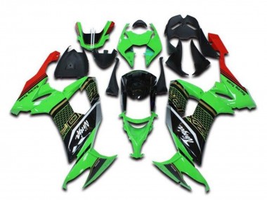 Achetez Carénages Moto Kawasaki ZX10R 2008-2010 - Vert Noir Rouge Blanc Rayon de Miel
