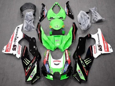 Achetez Carénages Moto Kawasaki ZX10R 2021-2025 - Vert Noir Rouge Blanc Bleu Showr Elf Monstre 65