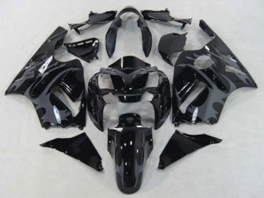 Achetez Carénages Moto Kawasaki ZX12R 2002-2006 - Noir Brillant Gris Tribal