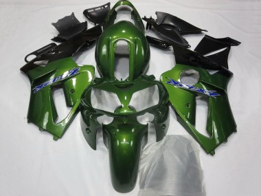 Achetez Carénages Moto Kawasaki ZX12R 2002-2006 - Vert Foncé Noir Bleu