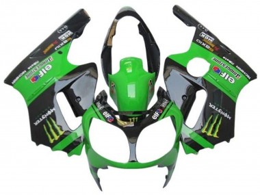 Achetez Carénages Moto Kawasaki ZX12R 2002-2006 - Vert Noir Brillant Elf Touch4 Monstre