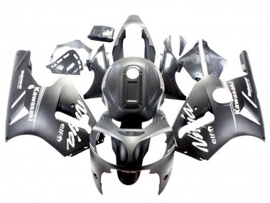 Achetez Carénages Moto Kawasaki ZX12R 2002-2006 - Noir Mat Blanc