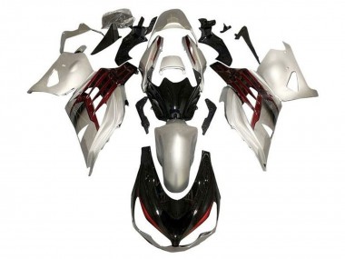 Achetez Carénages Moto Kawasaki ZX14R ZZR1400 2012-2024 - Argent Noir Brillant Rouge