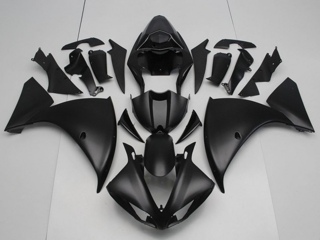Carénages Moto Yamaha YZF R1 2012-2014 - Noir Mat