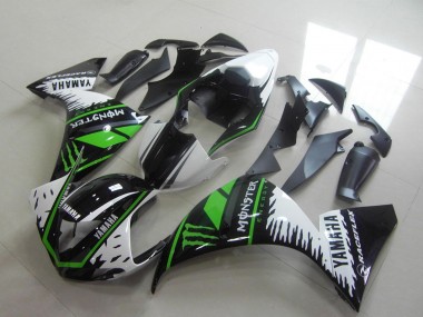 Achetez Carénages Moto Yamaha YZF R1 2012-2014 - Blanc Noir Vert Monstre