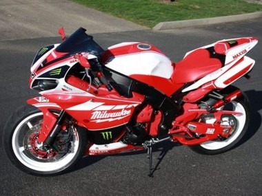 Achetez Carénages Moto Yamaha YZF R1 2012-2014 - Blanc Rouge Noir Vert Milwaukee Maxxis Monstre