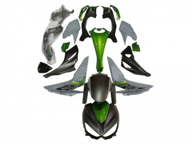 Achetez Carénages Moto Kawasaki Z1000 2014-2019 - Vert Gris Noir Mat