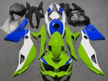 Achetez Carénages Moto Kawasaki ZX25R ZX-25R 2019-2025 - Blanc Bleu Vert