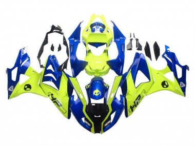 Achetez Carénages Moto BMW S1000RR 2009-2014 - Bleu Jaune HP