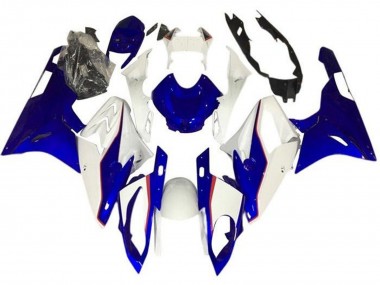 Achetez Carénages Moto BMW S1000RR 2015-2016 - Blanc Rouge Bleu Rayures