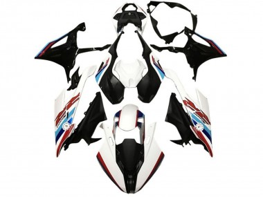 Achetez Carénages Moto BMW S1000RR 2019-2022 - Blanc Bleu Rouge Bleu Clair