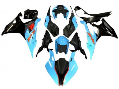 Achetez Carénages Moto BMW S1000RR 2019-2022 - Bleu Clair Noir Rouge