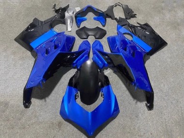 Achetez Carénages Moto Ducati Panigale V4 V4S 2020-2021 - Bleu Noir Brillant