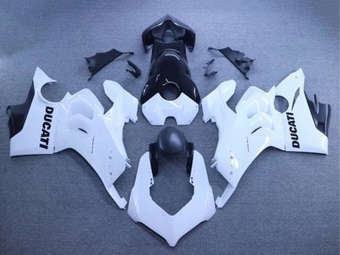 Achetez Carénages Moto Ducati Panigale V4 V4S 2020-2021 - Blanc Noir Brillant