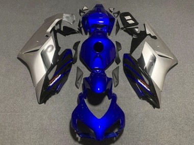 Achetez Carénages Moto Honda CBR1000RR 2004-2005 - Argent Bleu Foncé