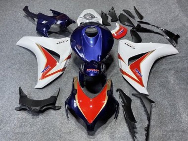 Achetez Carénages Moto Honda CBR1000RR 2008-2011 - Blanc Rouge Bleu Foncé Or HRC
