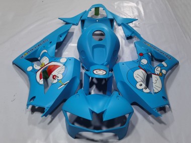 Achetez Carénages Moto Honda CBR600RR 2013-2023 - Bleu Clair Doraemon