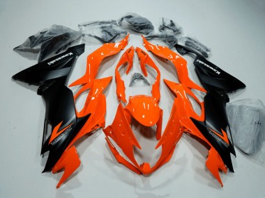 Achetez Carénages Moto Kawasaki ZX6R 2019-2022 - Orange Noir Mat