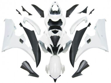 Achetez Carénages Moto Yamaha YZF R6 2006-2007 - Blanc Noir Mat